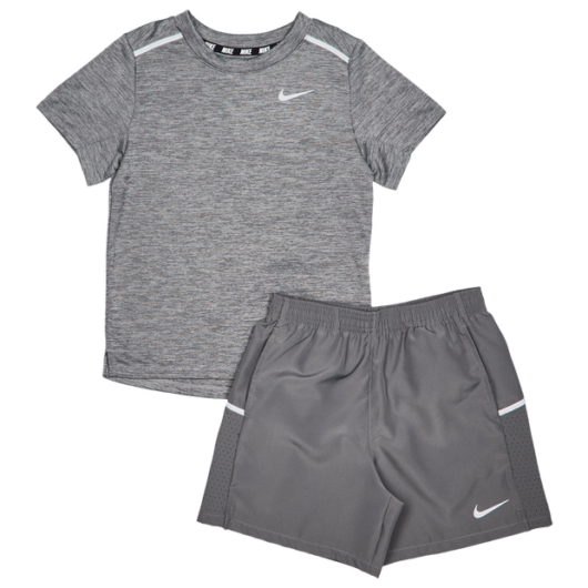 Nike Miler Unisex Tracksuits - Grey - Size 3 - 4 Years - Poly Woven