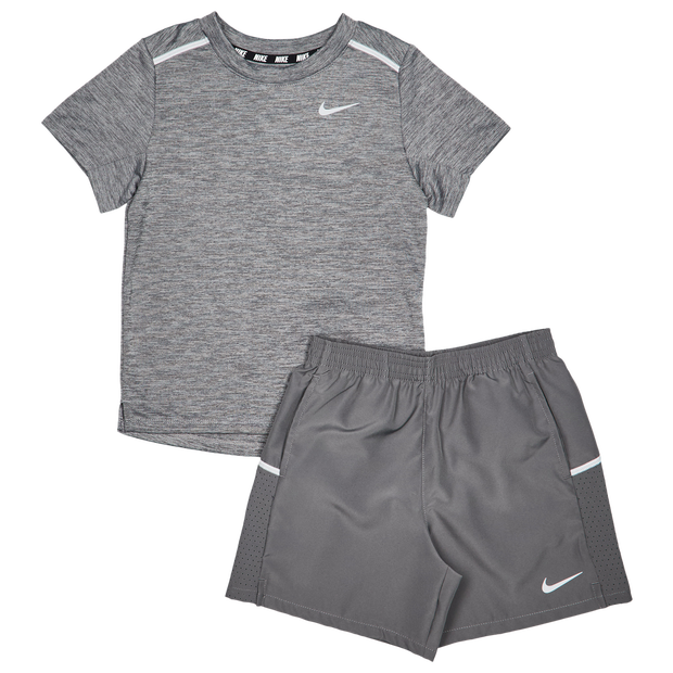 Nike Miler Unisex Tracksuits - Grey - Size 3 - 4 Years - Poly Woven