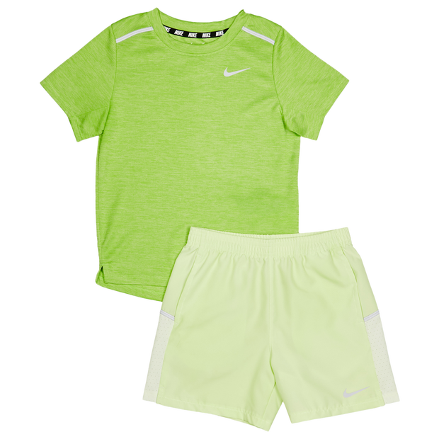 Nike Miler Unisex Tracksuits - Yellow - Size 2 - 3 Years - Poly Woven