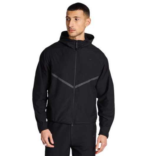 Nike Tech Men Hoodies - Black - Size XS - Poly Woven