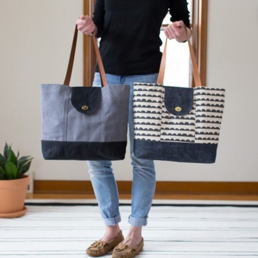 Noodlehead Paper Sewing Pattern Explorer Tote