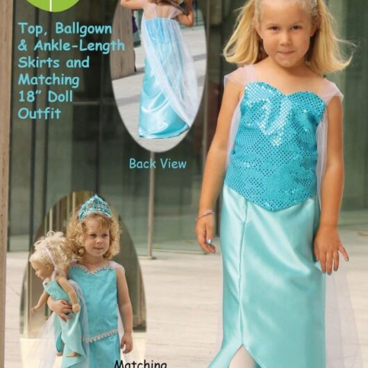 Olive Ann Designs Paper Sewing Pattern Ice Princess