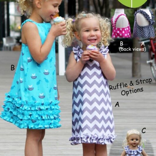 Olive Ann Designs Paper Sewing Pattern Party n Play