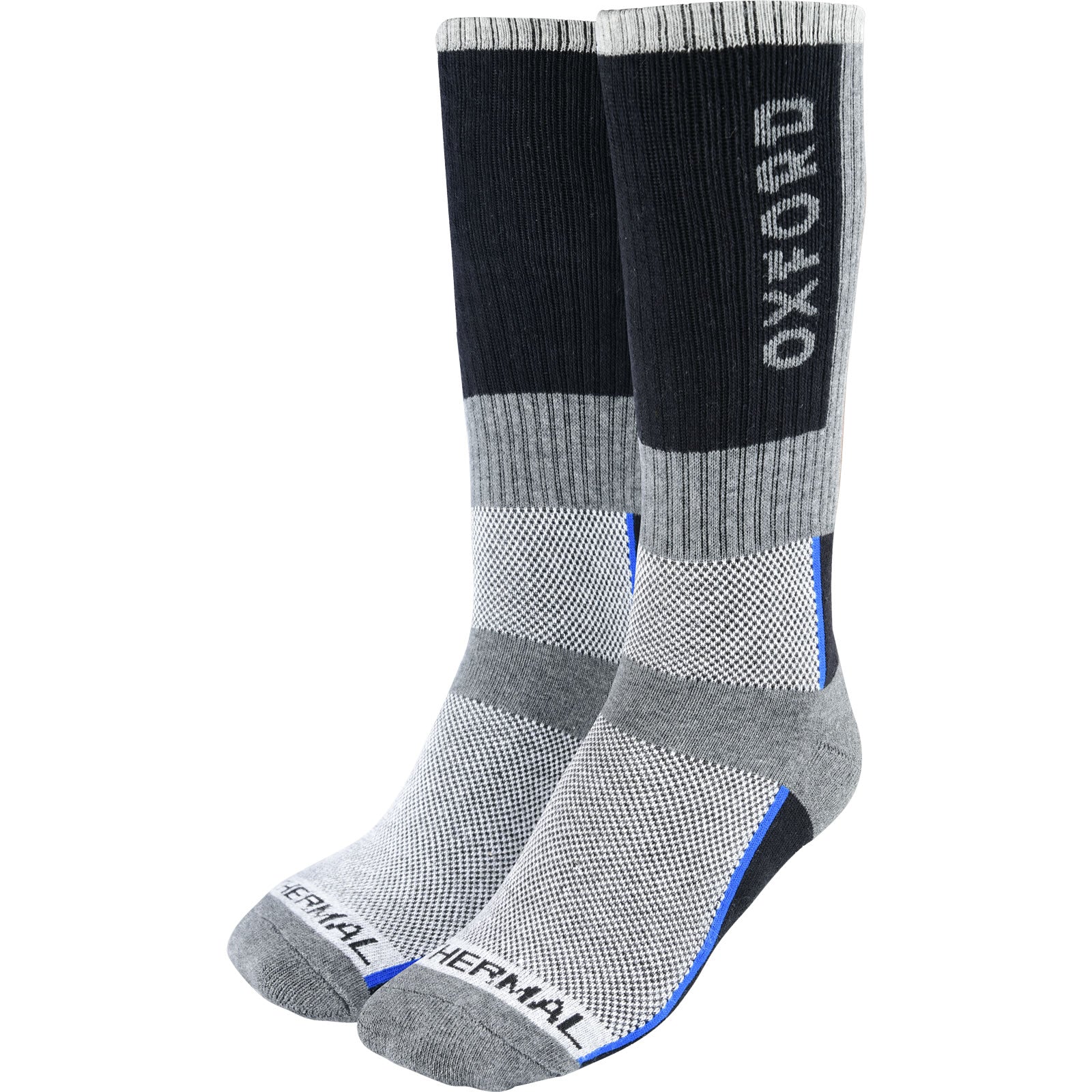 Oxford Oxsocks Thermal Motorcycle Socks Long - UK 4 - UK 9