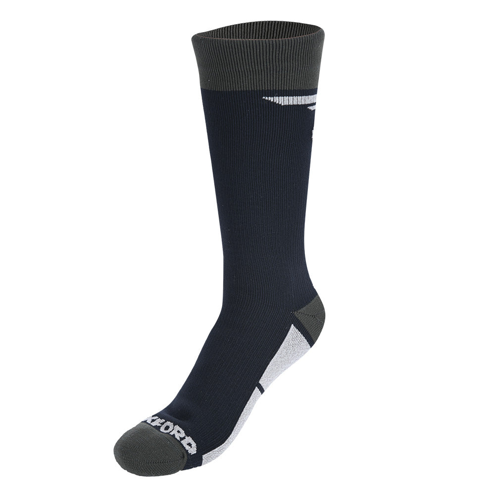 Oxford Oxsocks Waterproof Motorcycle Socks - Black / UK 4 - UK 6