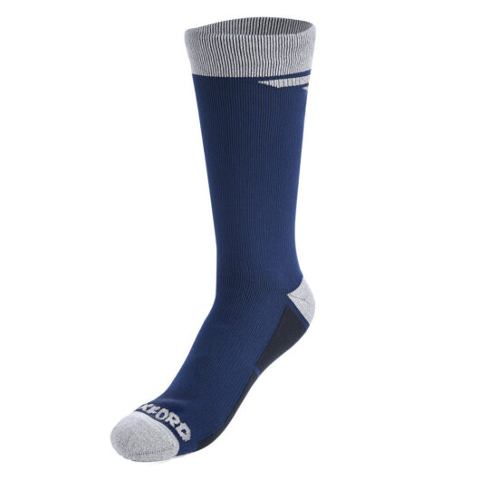 Oxford Oxsocks Waterproof Motorcycle Socks - Blue / UK 4 - UK 6