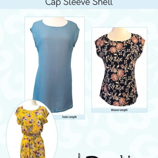 Pamelas Patterns Paper Sewing Pattern Cap Sleeve Shell