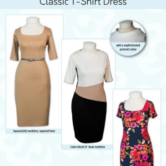 Pamelas Patterns Paper Sewing Pattern Classic T Shirt Dress