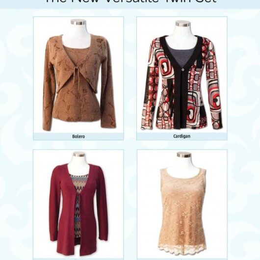 Pamelas Patterns Paper Sewing Pattern The New Versatile Twin Set