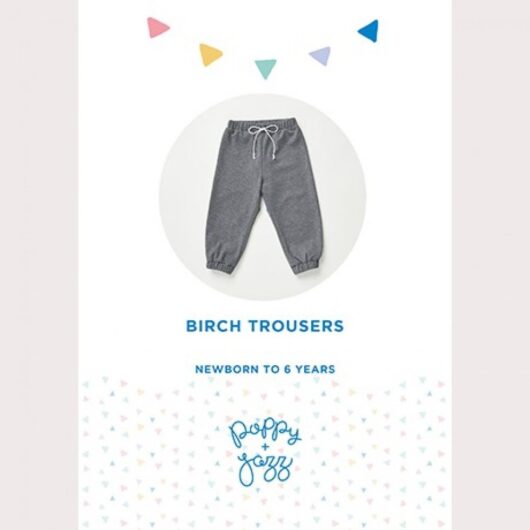 Poppy and Jazz Paper Sewing Pattern Birch Trousers