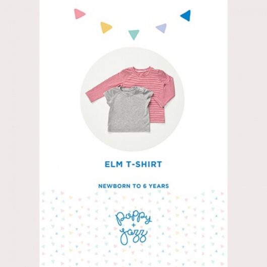 Poppy and Jazz Paper Sewing Pattern Elm T Shirt