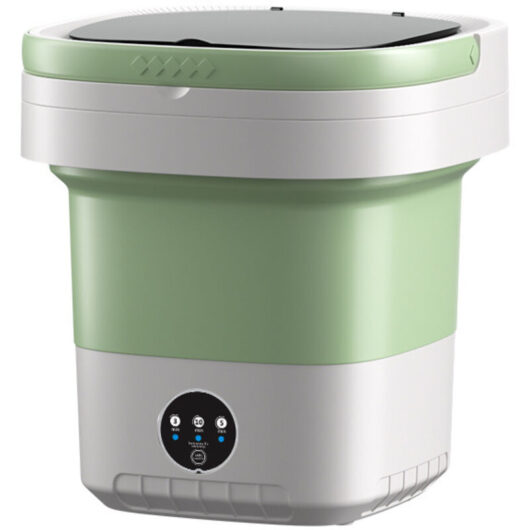 Portable Washing Machine, Upgraded 12L Large Capacity Foldable Mini Washing Machine, Small Washer for Baby Clothes, Underwear or Small Items, Dorm,