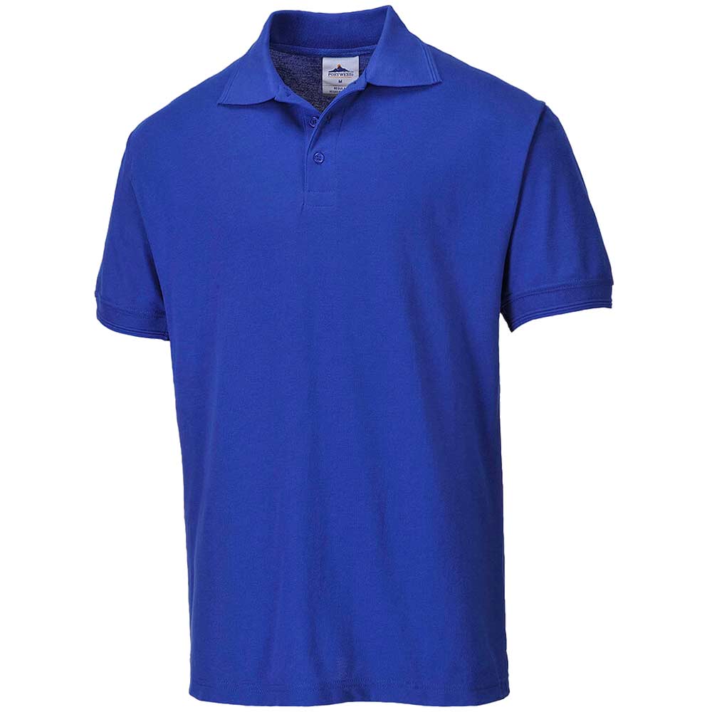 Portwest Naples Polo Shirt Royal Blue S