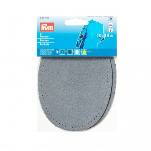 Prym Imitation Suede Elbow Patches Denim Blue