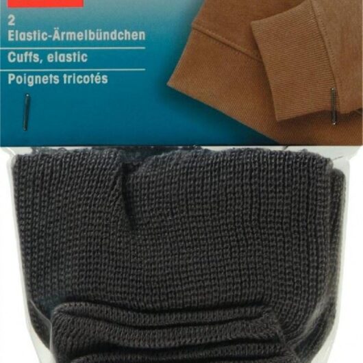 Prym Knitted Cuff Ribbing Grey