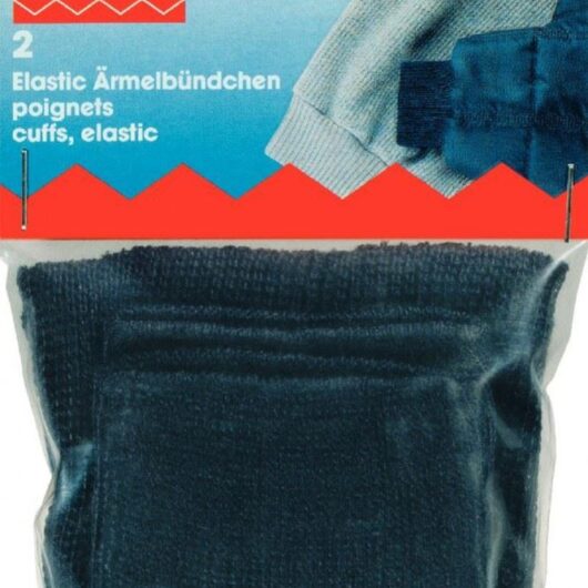 Prym Knitted Cuff Ribbing Navy Blue
