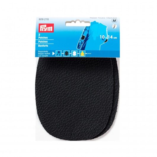 Prym Real Nappa Leather Elbow Patches Black