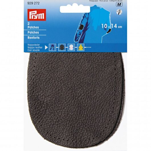 Prym Real Nappa Leather Elbow Patches Brown