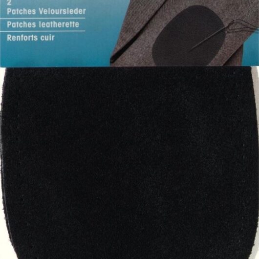 Prym Real Suede Elbow Patches Black