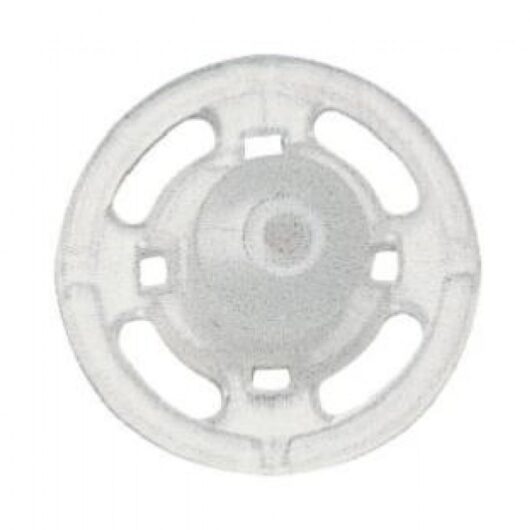 Prym Sew On Plastic Snap Fasteners Clear Transparent