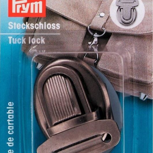 Prym Tuck Lock Bag Fastener Antique Silver