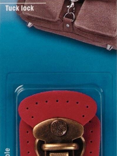 Prym Tuck Lock Bag Fastener Red