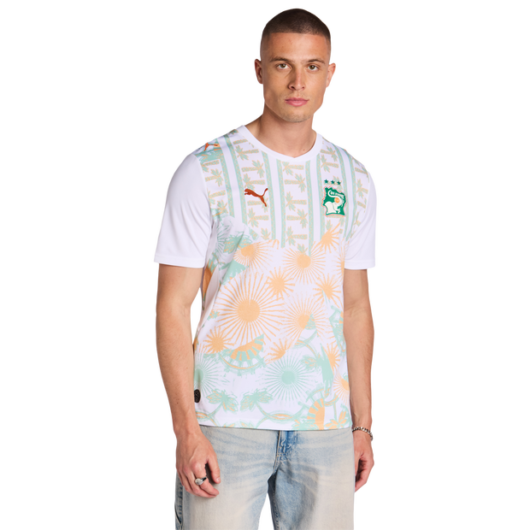 Puma Ivory Coast Men Jerseys/Replicas - White - Size S - Poly Jersey