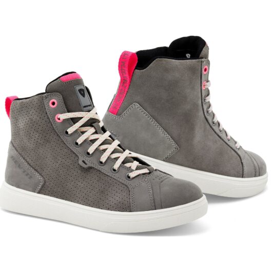 Rev It Arrow Ladies Motorcycle Shoes 36 Light Grey White (UK 3.5)