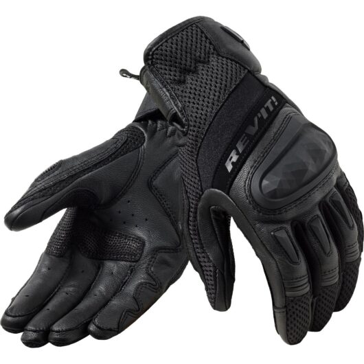 Rev It Dirt 4 Ladies Leather Motorcycle Gloves XL Black