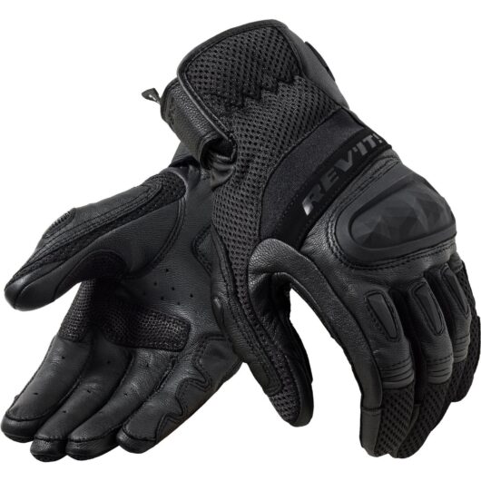 Rev It Dirt 4 Leather Motorcycle Gloves 3XL Black