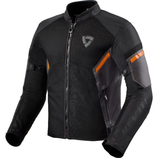 Rev It GT-R Air 3 Motorcycle Jacket L Black Neon Orange
