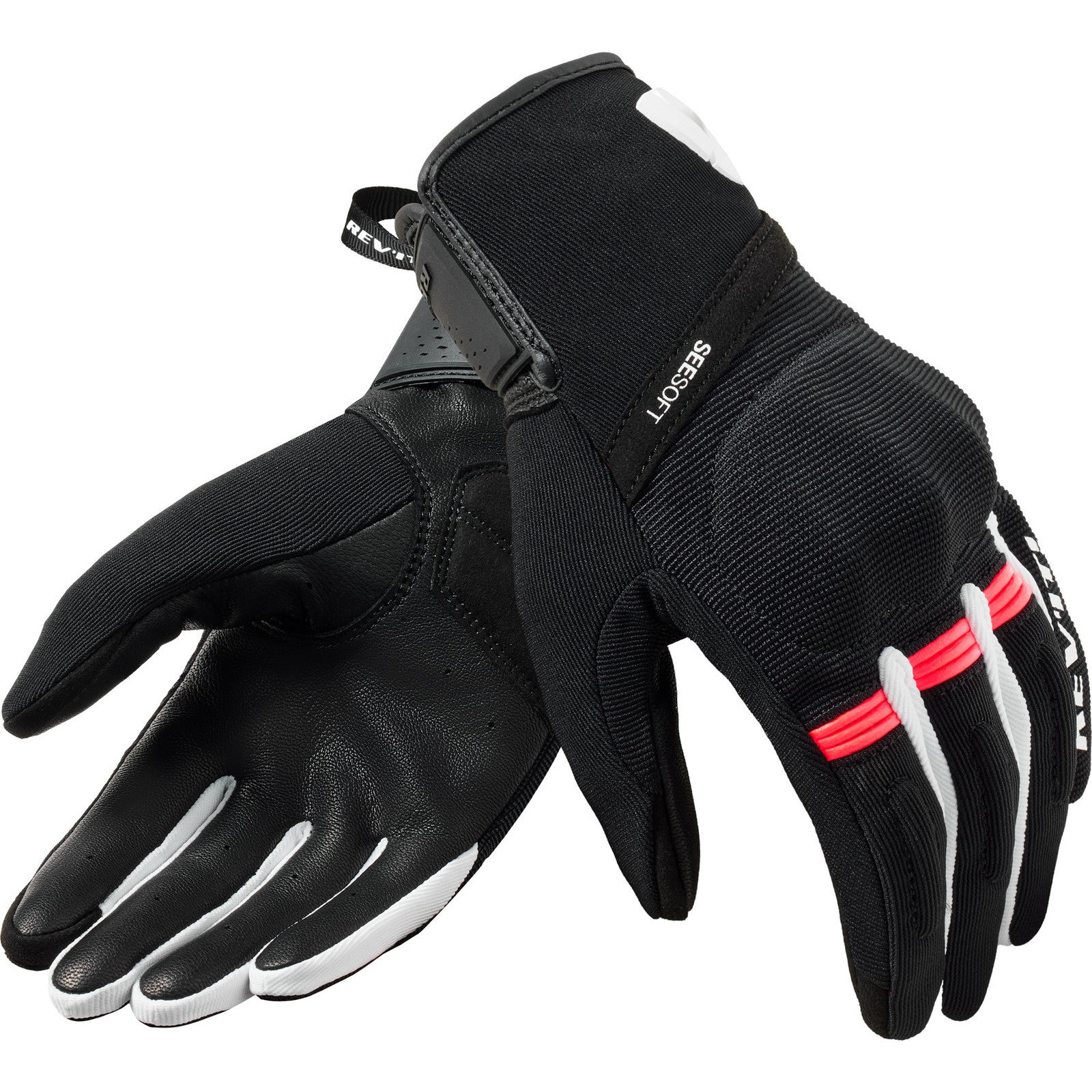 Rev It Mosca 2 Ladies Motorcycle Gloves L Black Pink