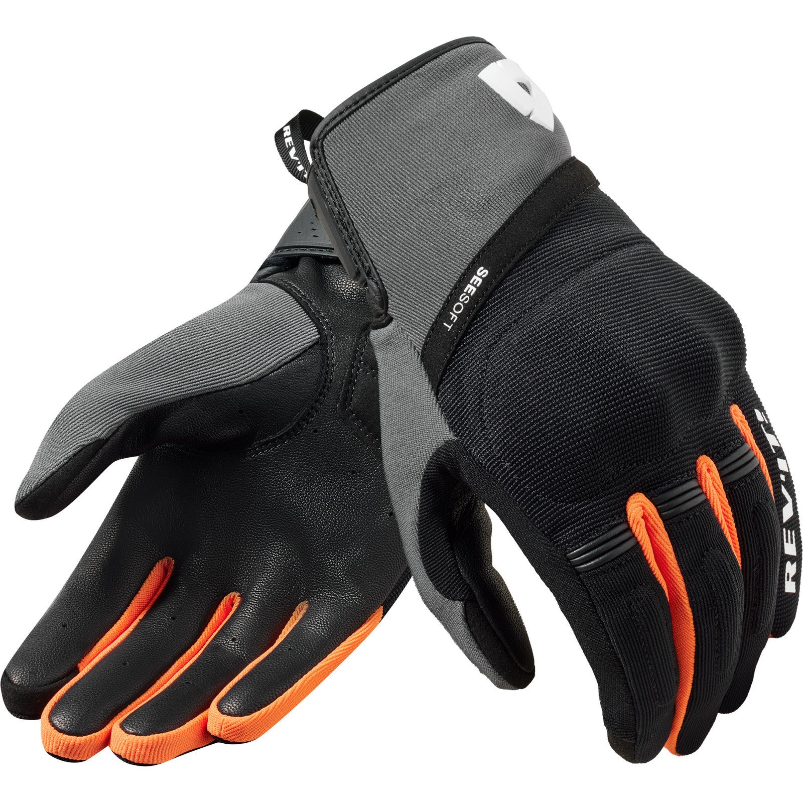 Rev It Mosca 2 Motorcycle Gloves 3XL Black Orange