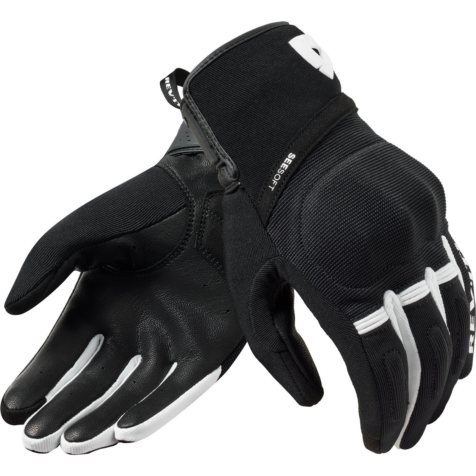 Rev It Mosca 2 Motorcycle Gloves L Black White