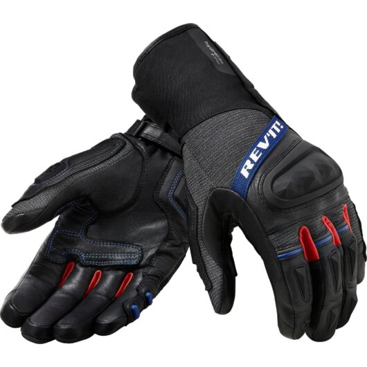 Rev It Sand 4 H2O Leather Gloves Large Black Red