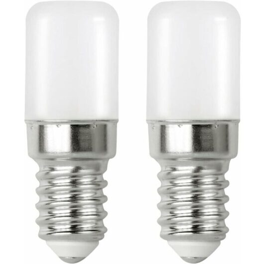 Rose - 2 Pack E14 2W led Bulb Replacement 20W Halogen Refrigerator Light Bulb, Cool White 6000K Freeze Cooker Hood E14 ses Small Edison led Bulbs,