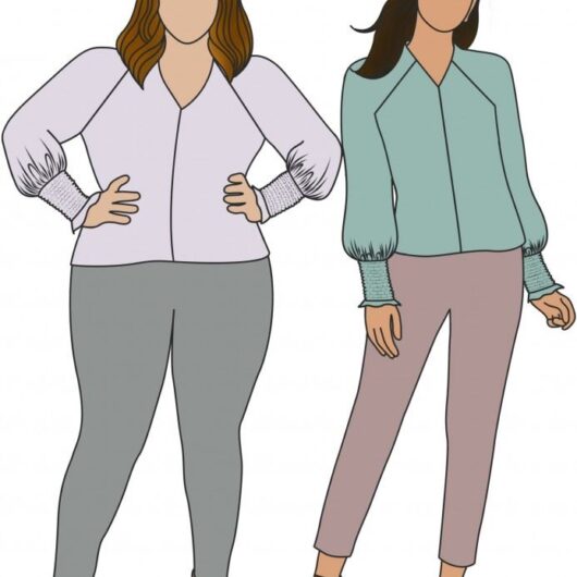 SIZE me Paper Sewing Pattern Florence Blouse