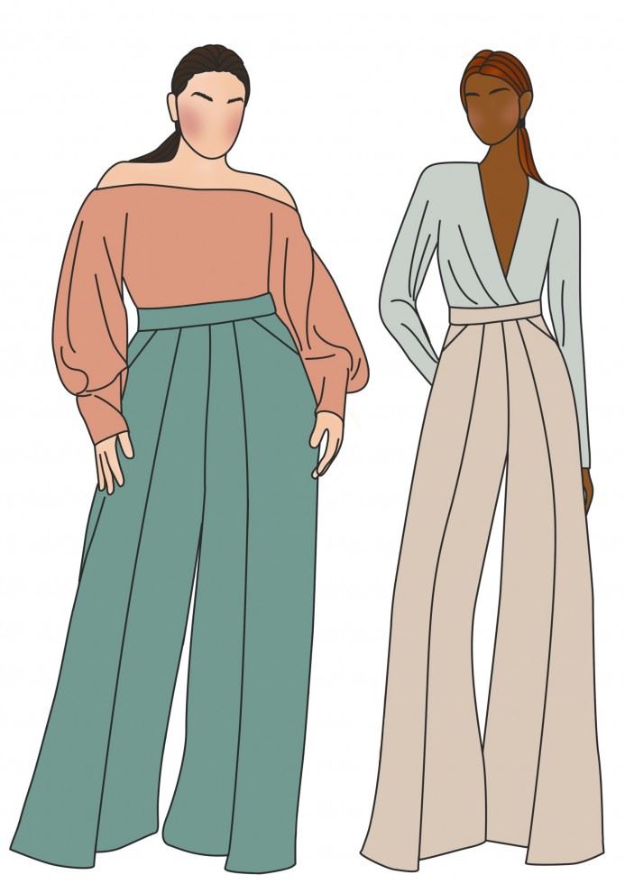 SIZE me Paper Sewing Pattern Florence Trousers