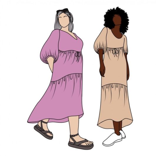 SIZE me Paper Sewing Pattern Serene Dress