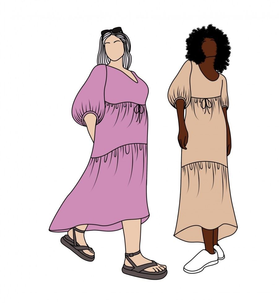 SIZE me Paper Sewing Pattern Serene Dress