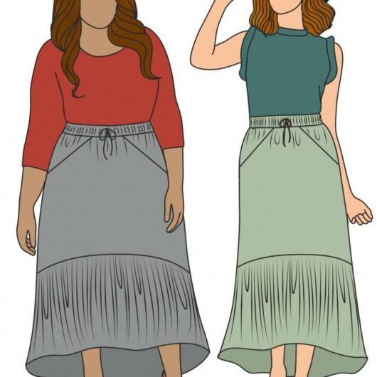 SIZE me Paper Sewing Pattern Serene Skirt