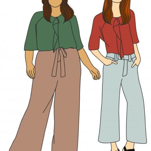 SIZE me Paper Sewing Pattern Vienne Blouse