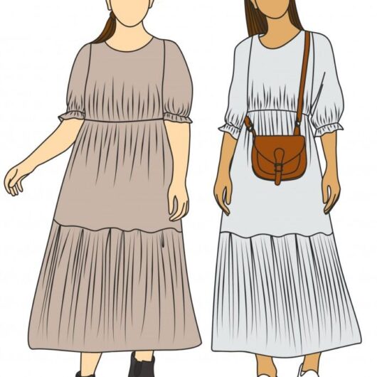 SIZE me Paper Sewing Pattern Vienne Dress
