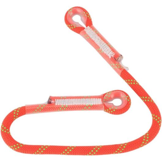 Safety Rope, Climbing Anti-fall Protection Rope, 60cm Mountaineering Safety Harness 60cm Safety Climbing Lanyard Rope for Climbing Accessory - Csparkv