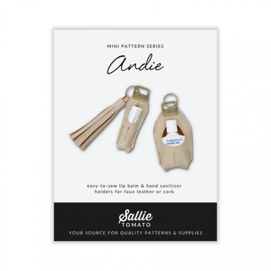 Sallie Tomato Paper Sewing Pattern Andie Balm & Sanitizer Holders