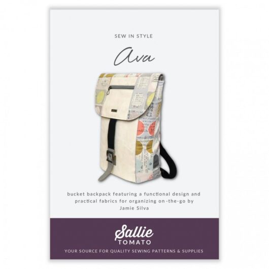 Sallie Tomato Paper Sewing Pattern Ava Bucket Backpack Bag