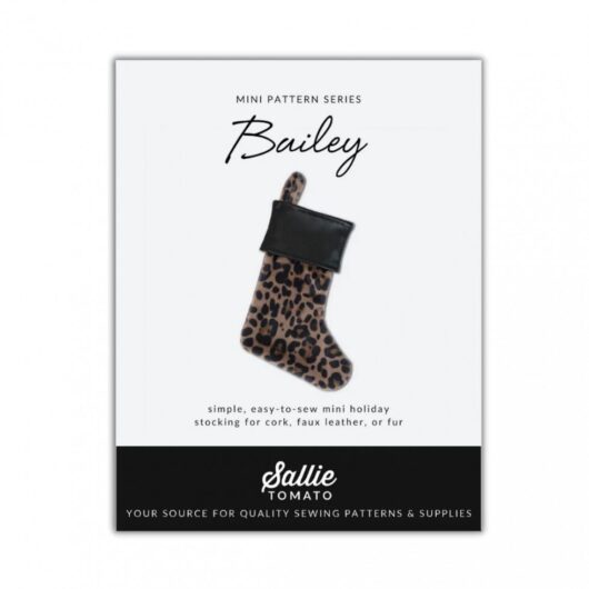 Sallie Tomato Paper Sewing Pattern Bailey Christmas Stocking