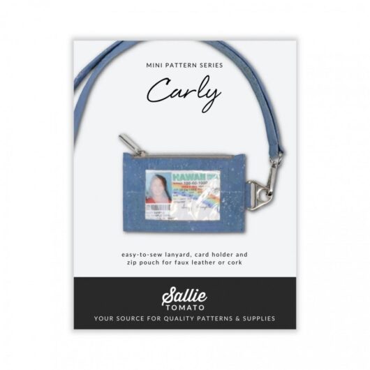 Sallie Tomato Paper Sewing Pattern Carly Lanyard Card Holder