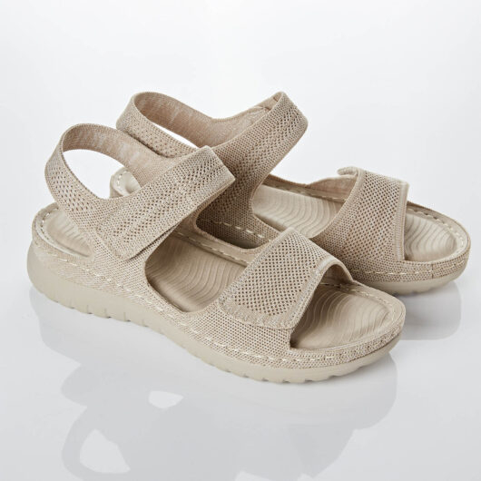 Sand Soft Knit Touch-Fasten Sandals