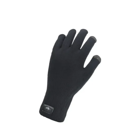 SealSkinz Anmer Waterproof All Weather Ultra Grip Knitted Glove Black